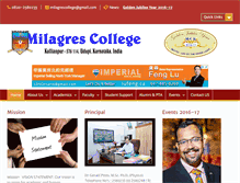 Tablet Screenshot of milagreskallianpur.com